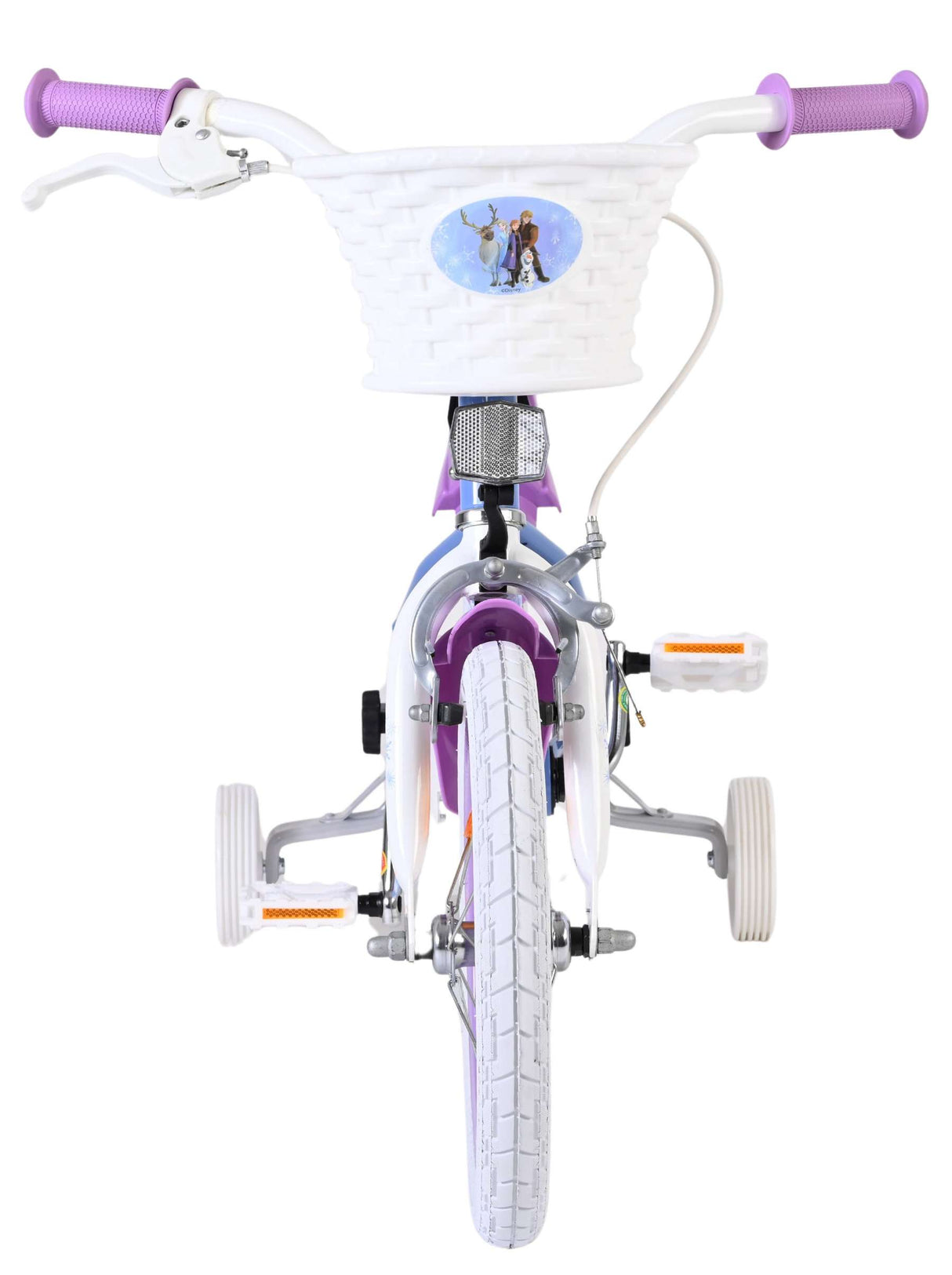 Disney die eiskönigin disney frozen 2 kinderfiets - meisjes - 14 inch - blauw paars