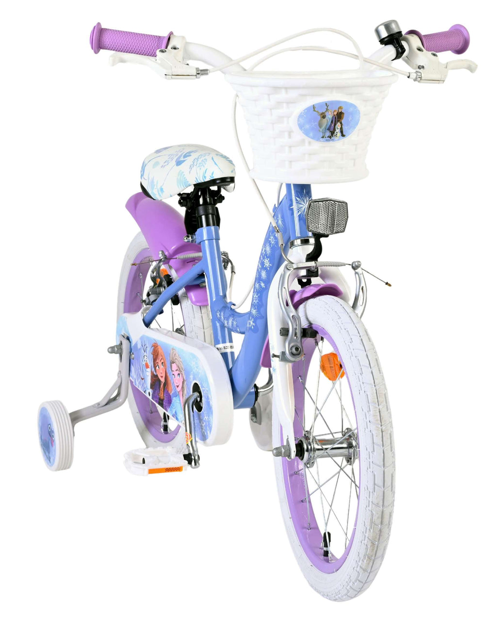Volare Disney Frozen 2 children's bicycle - girls - 16 inch - blue-purple - two hand brakes
