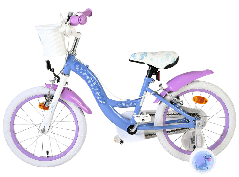 Volare Disney Frozen 2 children's bicycle - girls - 16 inch - blue-purple - two hand brakes