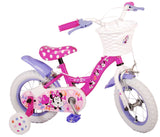 Disney Minnie le plus mignon de tous les temps! Bicycle d'enfants - filles - 12 pouces - rose - freins à deux mains