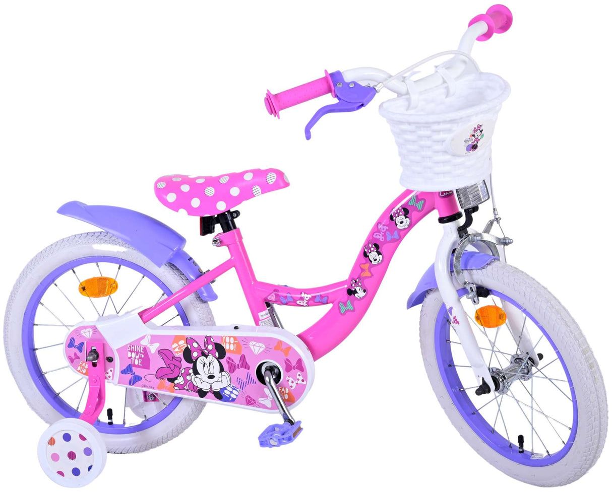 Minnie mais fofa de todos os tempos! 16 polegadas 29 cm meninas coela freio rosa