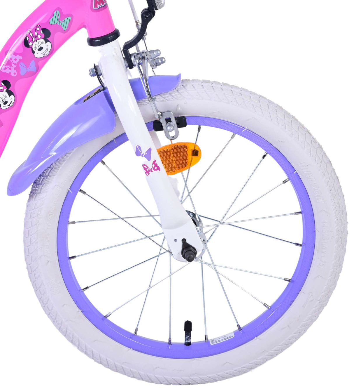 Minnie mais fofa de todos os tempos! 16 polegadas 29 cm meninas coela freio rosa