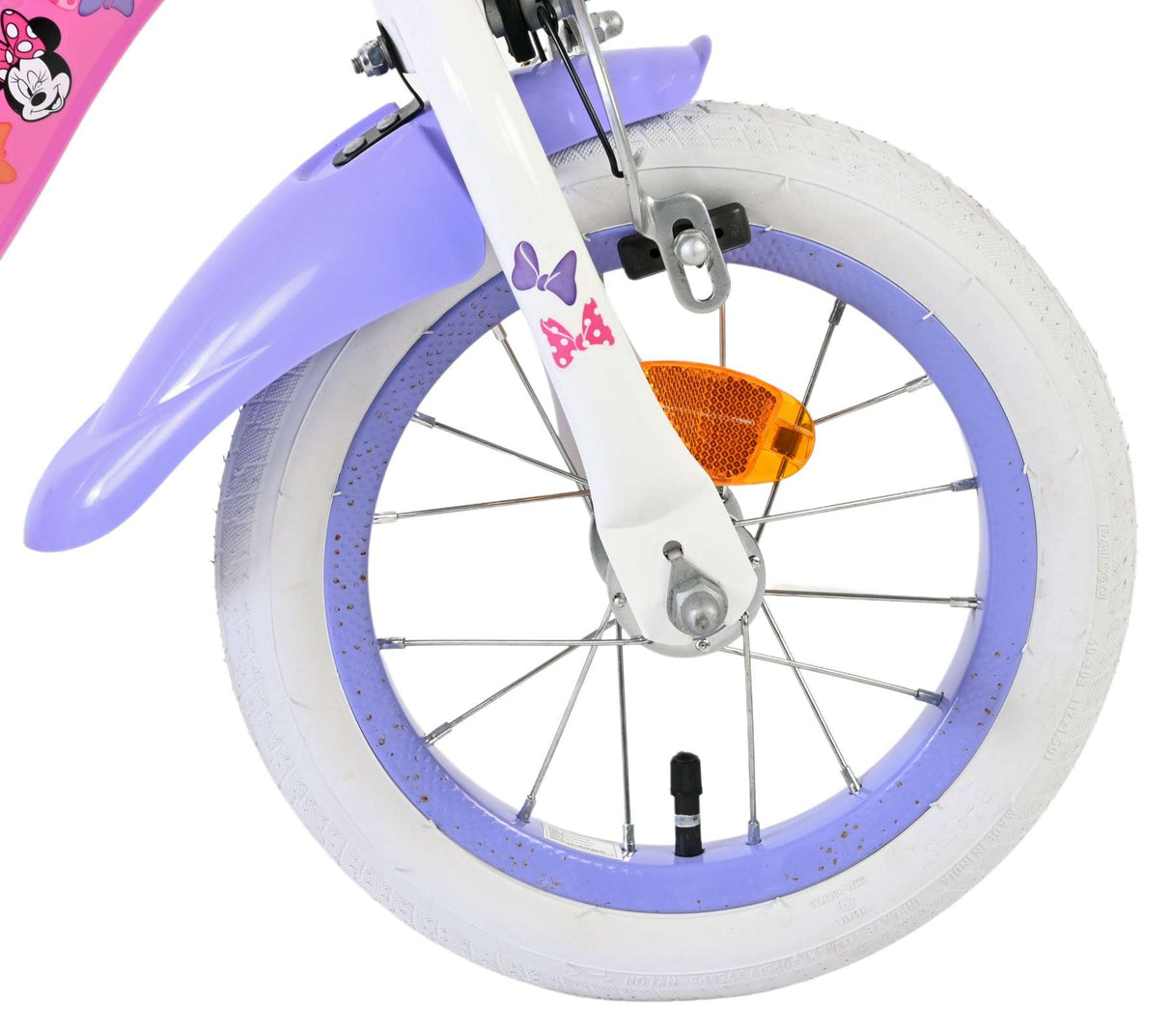 Disney Minnie Mouse Cutest Ever! Girls' Bike - 12 Inch - Pink - Two Hand Brakes