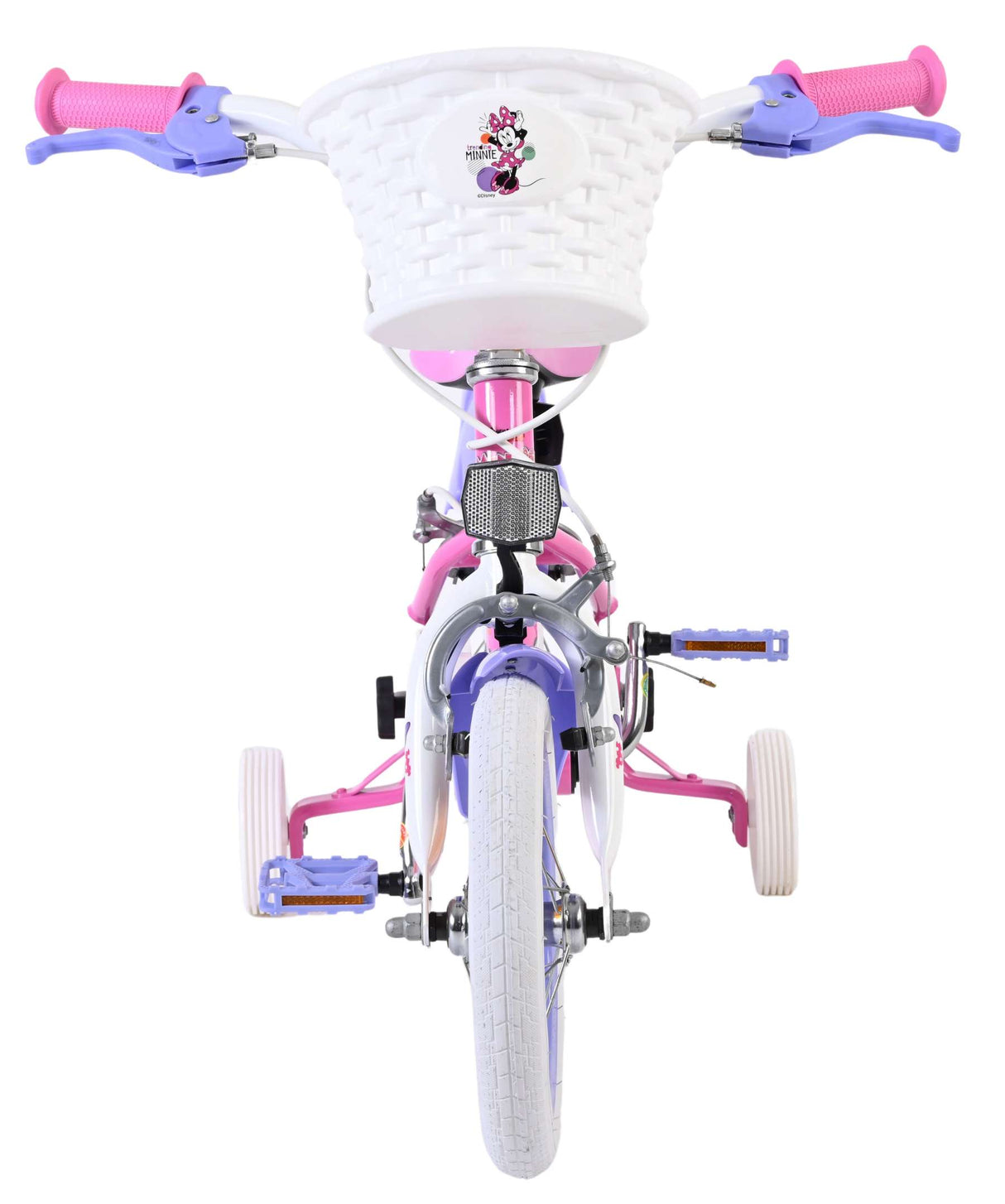 Disney Minnie Mouse Cutest Ever! Girls' Bike - 12 Inch - Pink - Two Hand Brakes