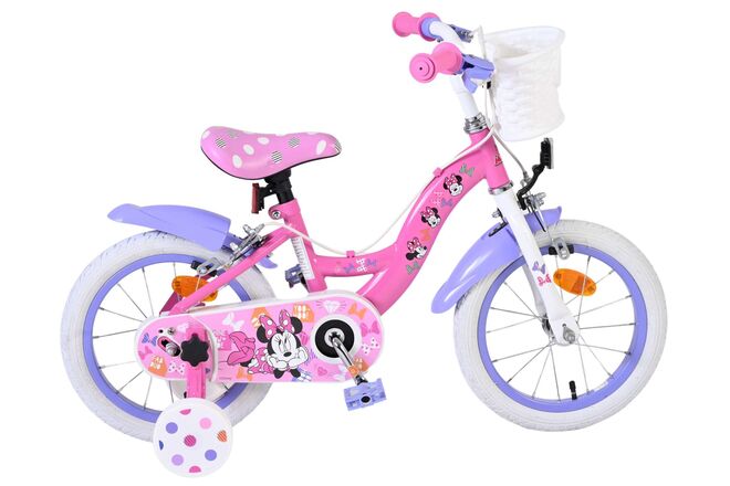 Disney Minnie Mouse children's bicycle - girls - 14 inch - pink - two hand brakes