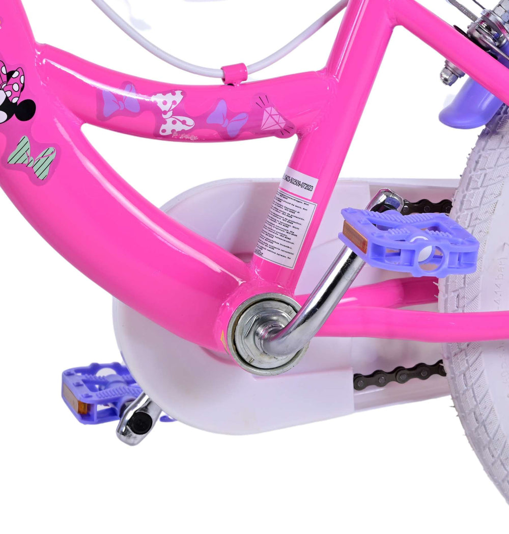 Disney Minnie Children's Bicycle Girls 16 inch Pink Two hand brakes