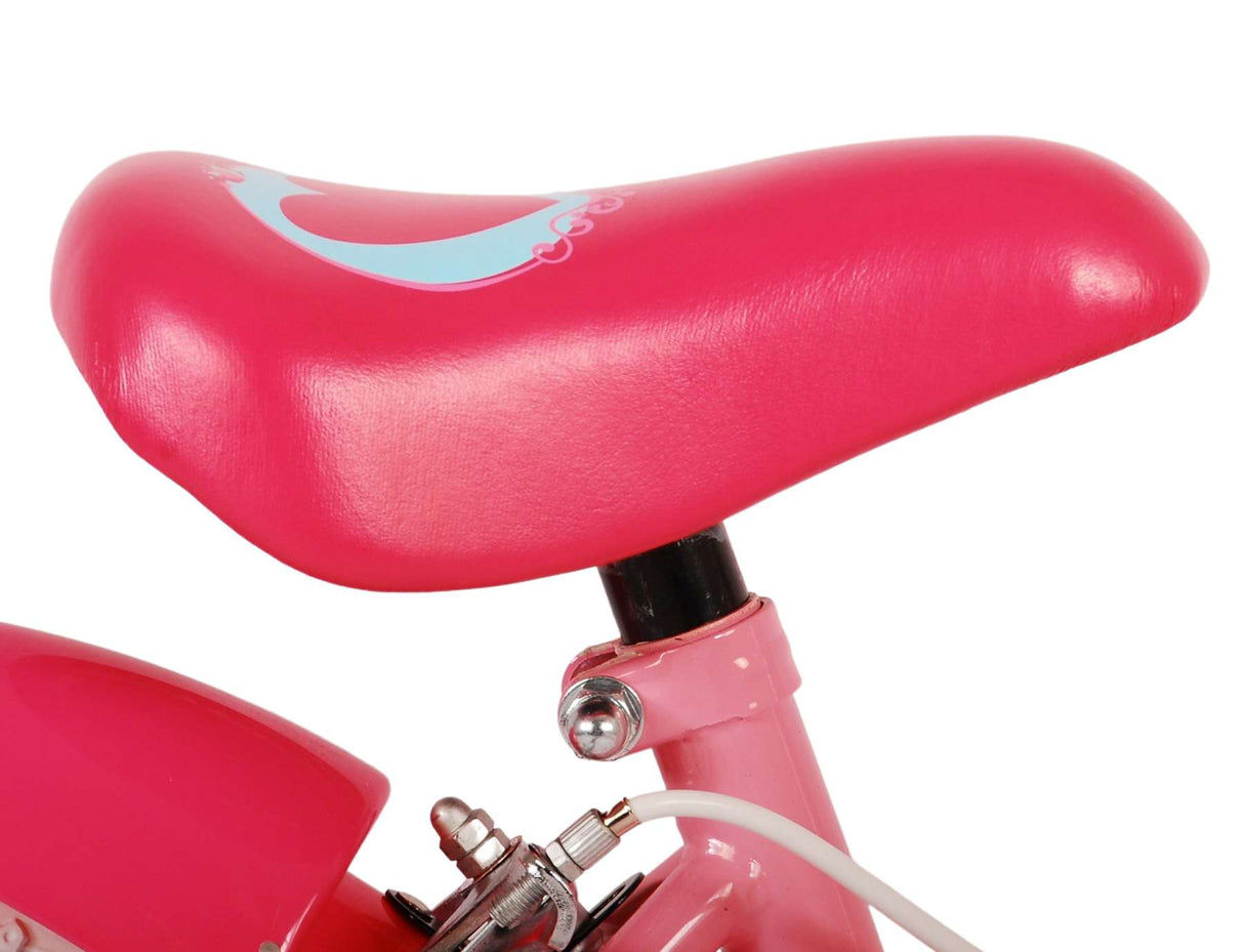 Disney Prinzessin Kanner Velo - Meedercher - 14 Zoll - Pink - zwee Handbremsen