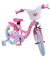 Disney Prinzessin Kanner Vëlo Meedercher 16 Zoll rosa zwee Handbremsen