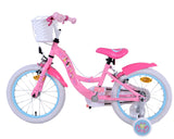 Disney Prinzessin Kanner Vëlo Meedercher 16 Zoll rosa zwee Handbremsen
