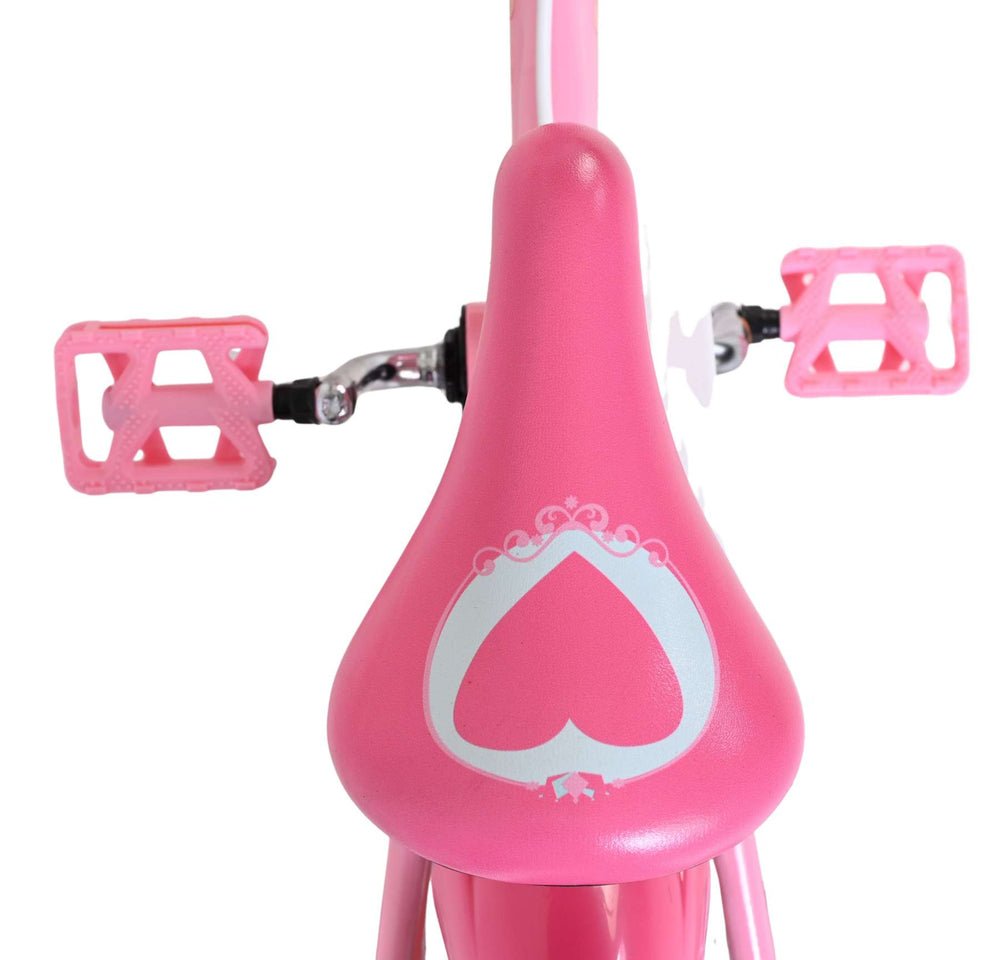 Disney princess children's bicycle - girls - 12 inch - pink - two hand brakes