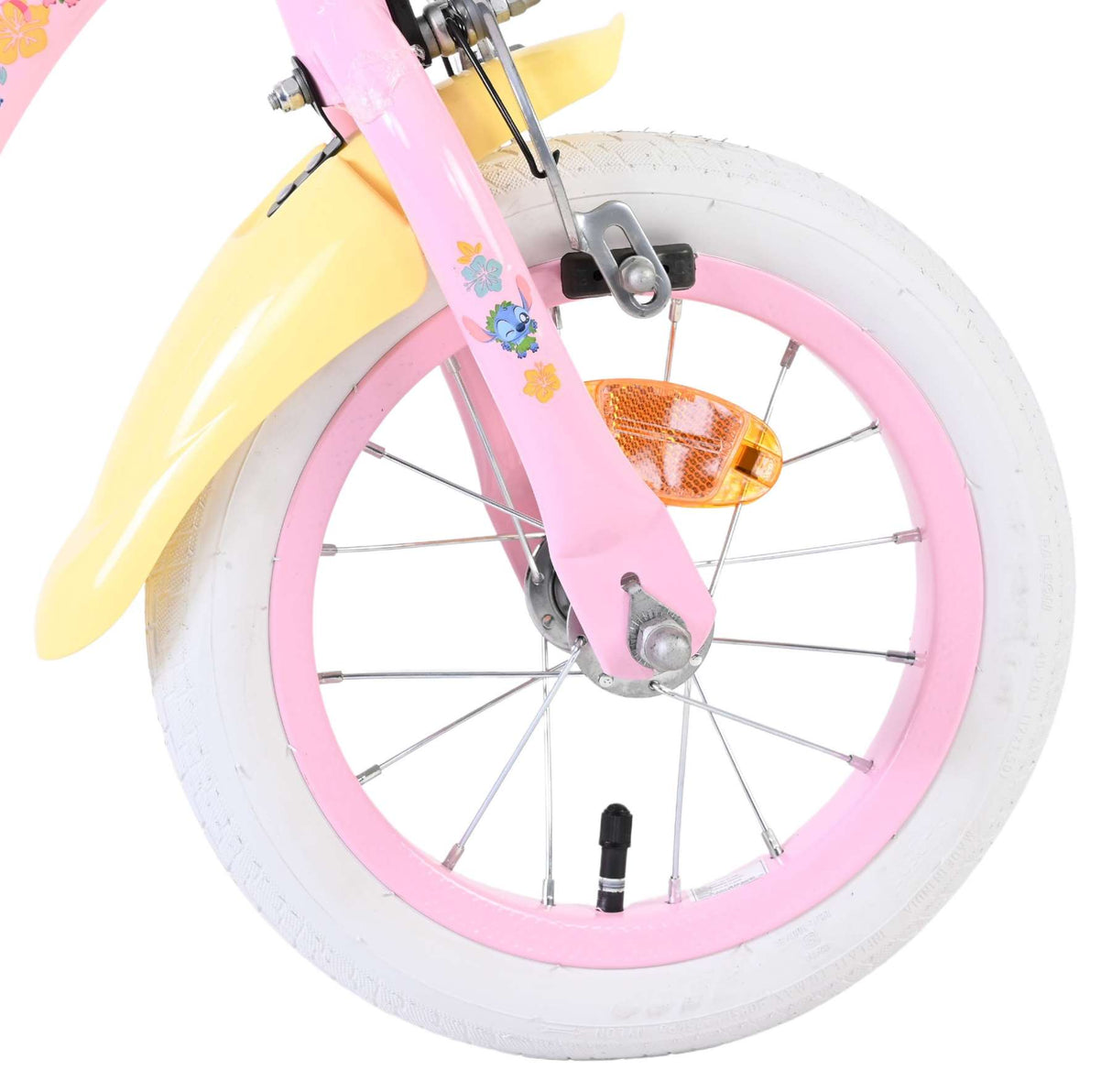 Stich disney stitch kinderfiets - meisjes - 12 inch - roze