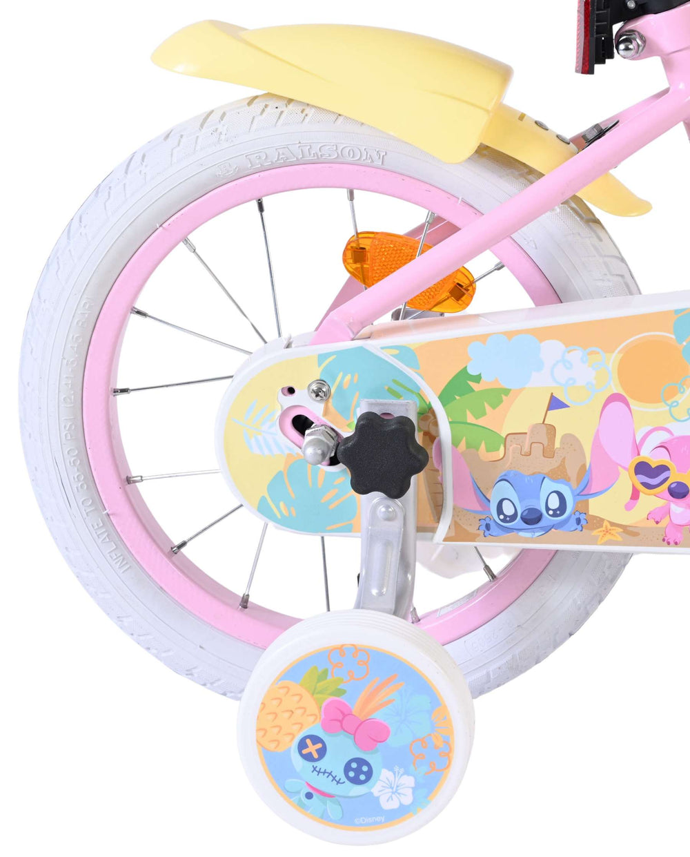 Disney Stitch children's bicycle - girls - 14 inch - pink