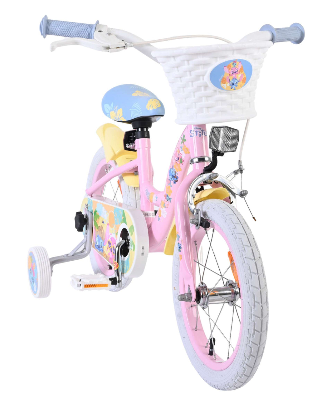 Disney Stitch children's bicycle - girls - 14 inch - pink