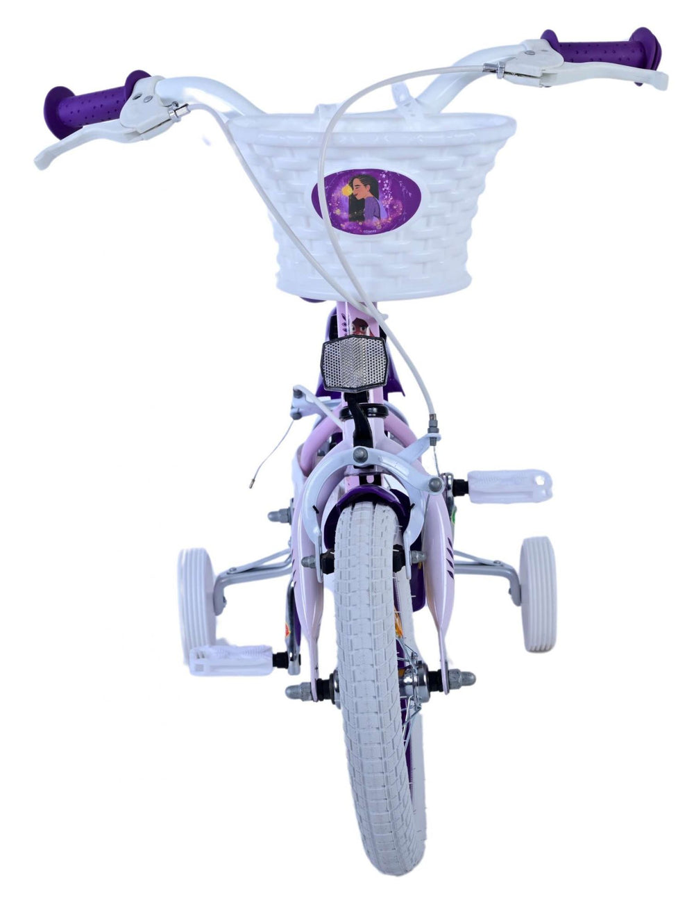 Wish Disney Children's Bicycle - Girls - 12 pouces - Purple - deux freins à main