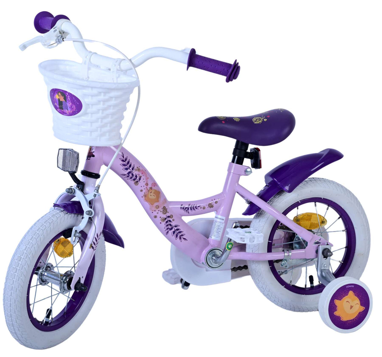 Wish Disney Children's Bicycle - Girls - 12 Inch - Purple