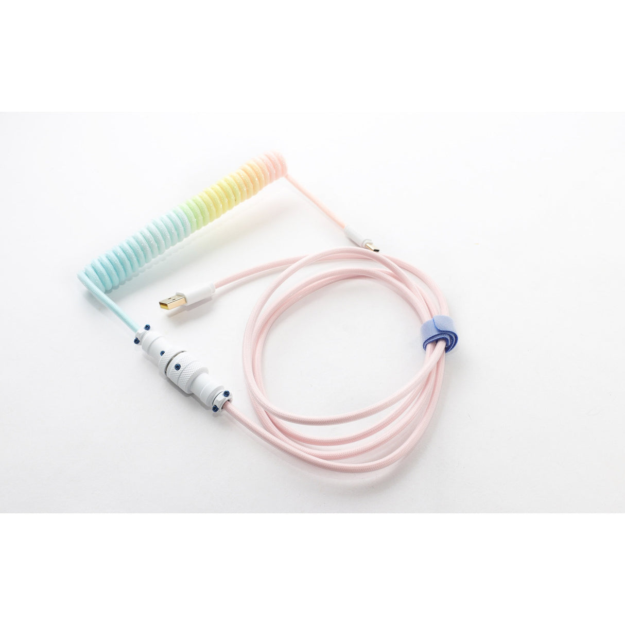 Cavo arrotolato Ducky V2 Candy di cotone