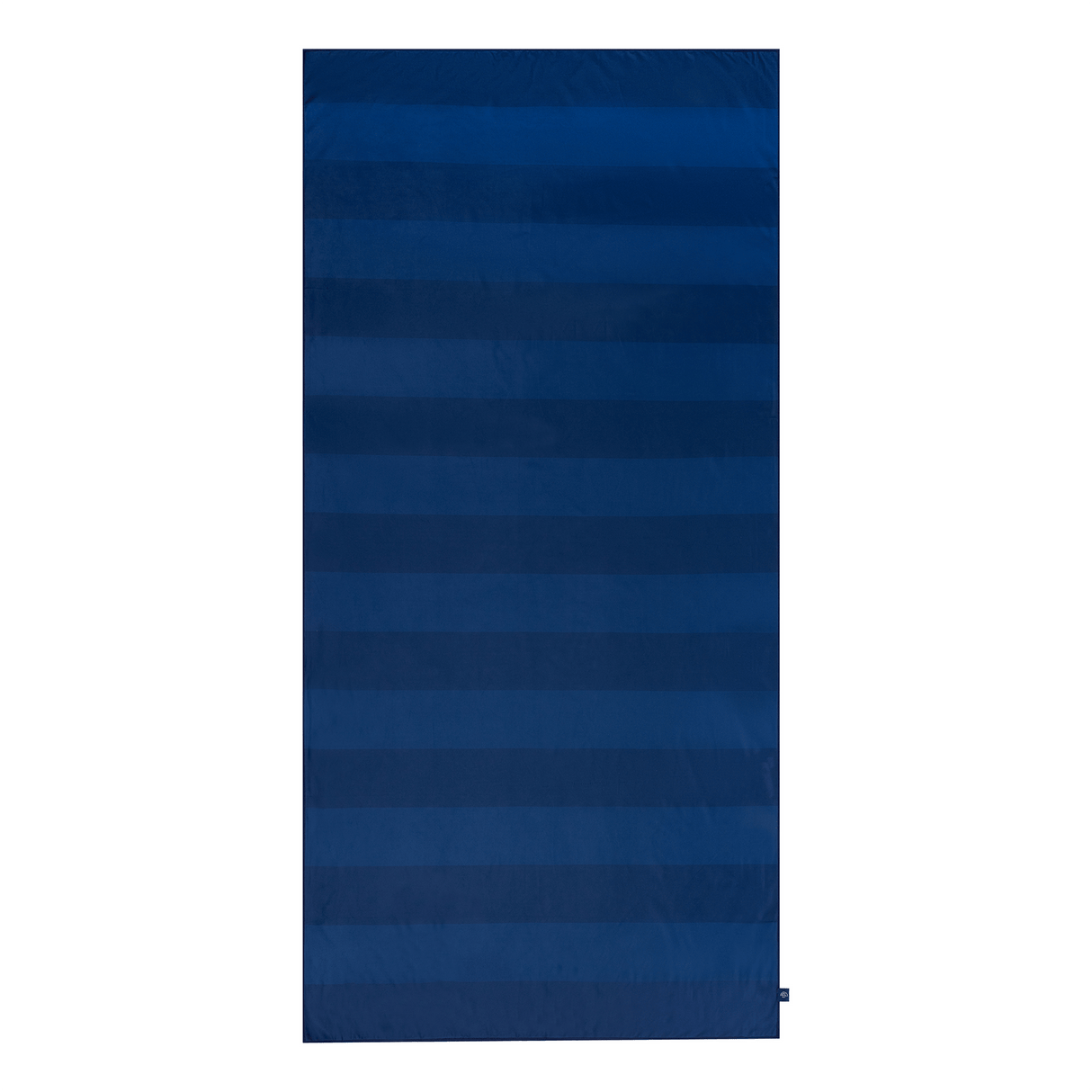 Rayures vibrantes | Serviette en microfibre bleu 135 x 65 cm