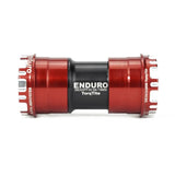 Enduro bearings torqtite bottom bracket - bb30 to 24mm - ac ss - red