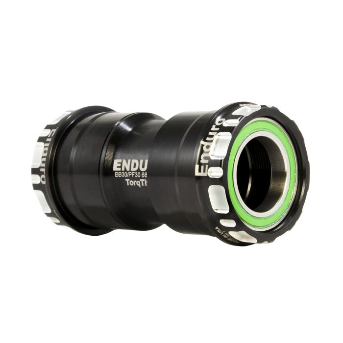 Enduro bearings torqtite bottom bracket - bb30 to 24mm - ac ss - black