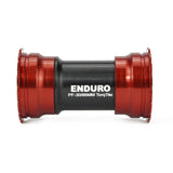Enduro bearings torqtite bottom bracket - bb386 to 30mm - ac ss - red