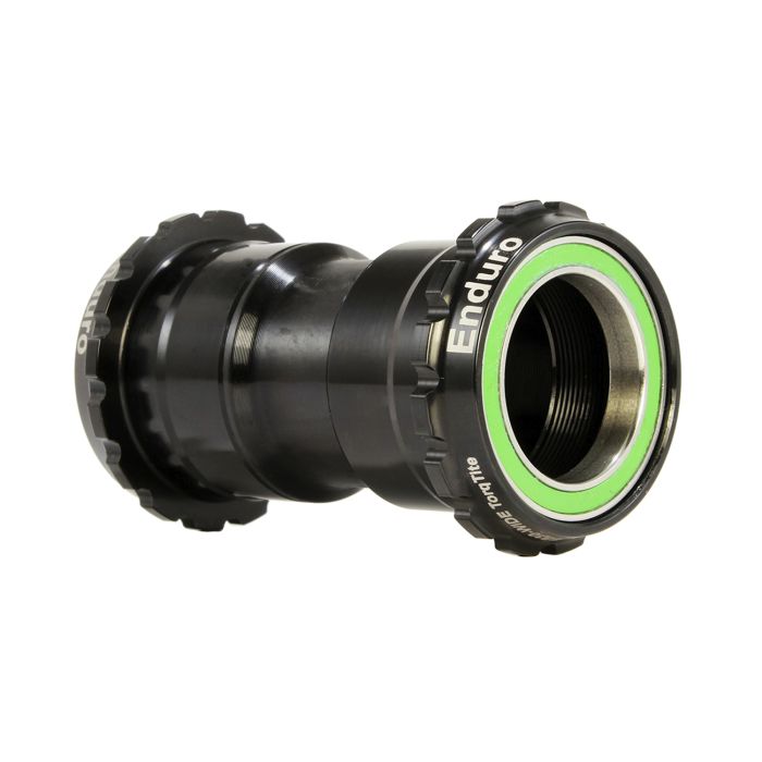 Enduro bearings torqtite bottom bracket - bb30 to 30mm - ac ss - black