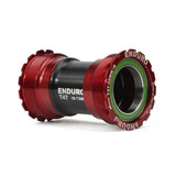 Enduro bearings t47 internal bottom bracket to 30mm (narrow) - ac ss - red