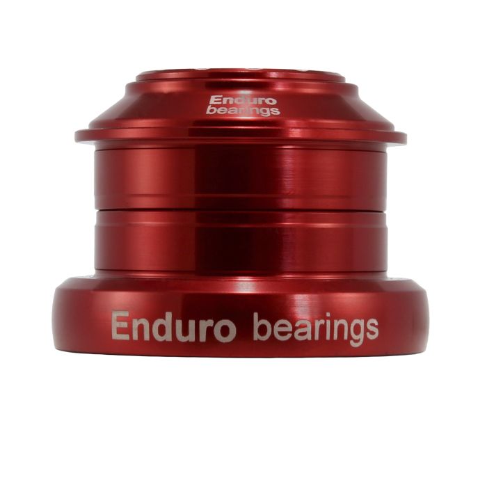 Enduro bearings headset - zero stack ss - red