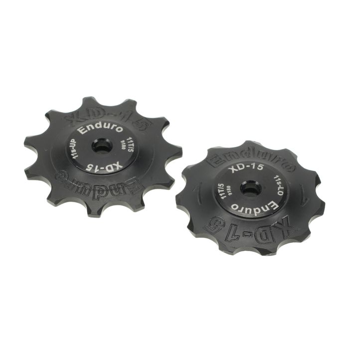 Enduro ležaji jockey wheel set xd-15 - shimano dura ace - 11 prestav - črna