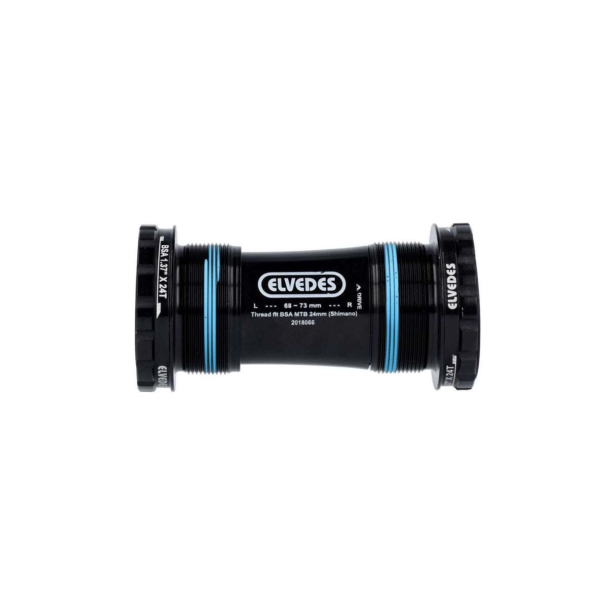 Jugador eje elvedes shimano mtb atb 24 mm negros