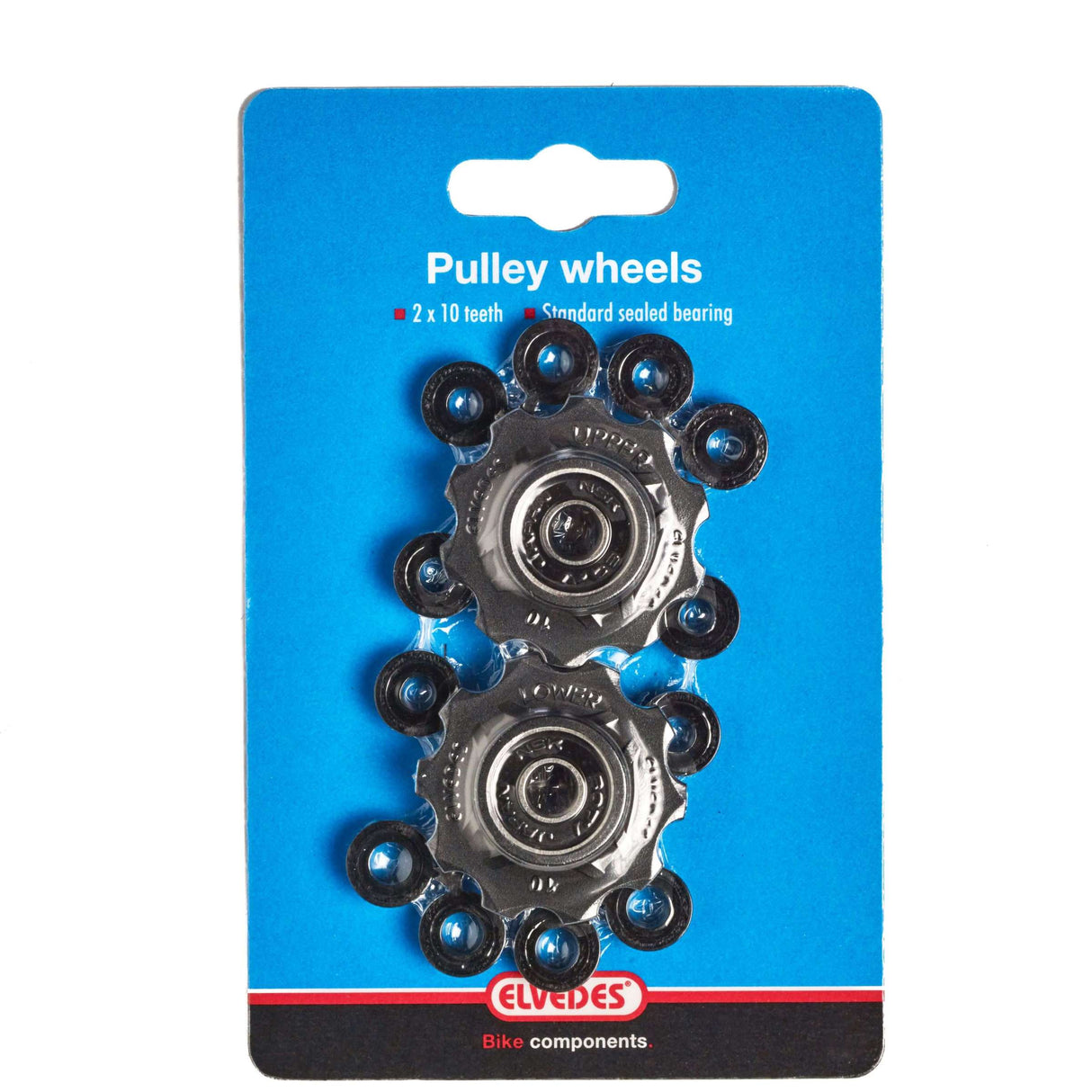 Derailleur -hjul 10 tænder 8s sorte 2 stykker