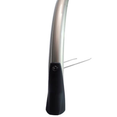 Snello Front Fender 28 x 46 mm - Rauchtitanium