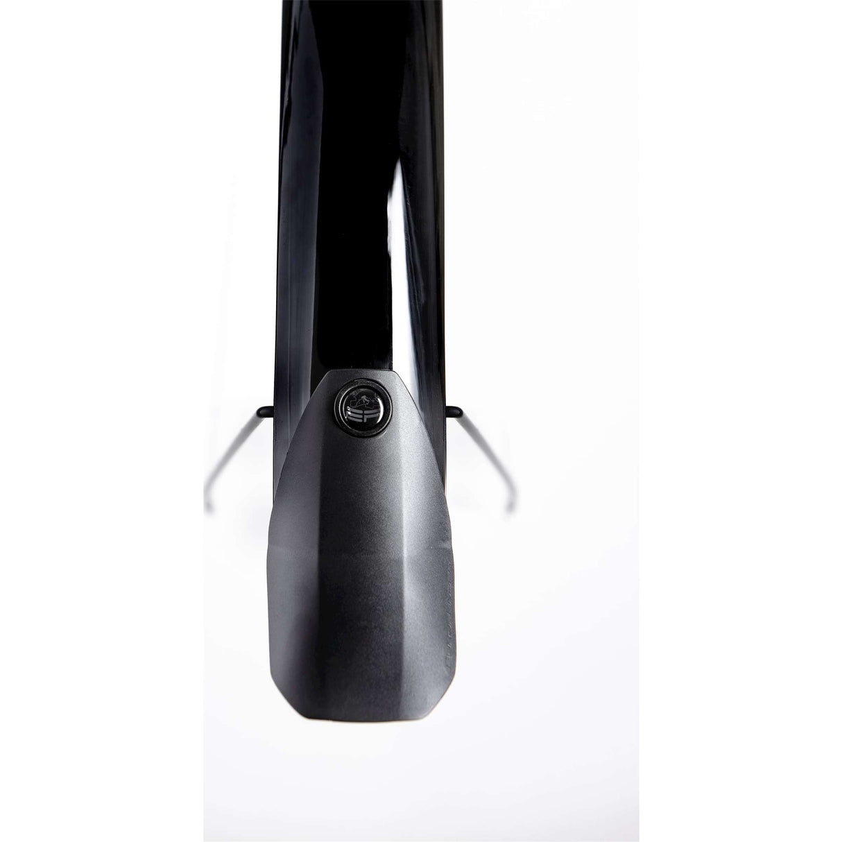 Front fender 28 Lampo 58 mm wide - black