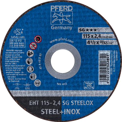 Pferd dss inox a46 115-2.4 | 25 stuk stuks