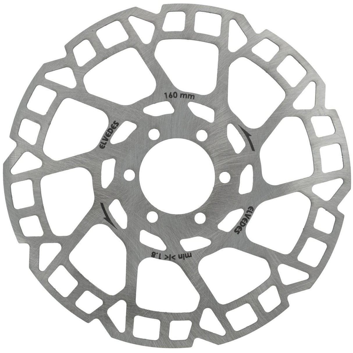Elvedes stabdžių diskas šešios skylės 160mm t=2.0mm