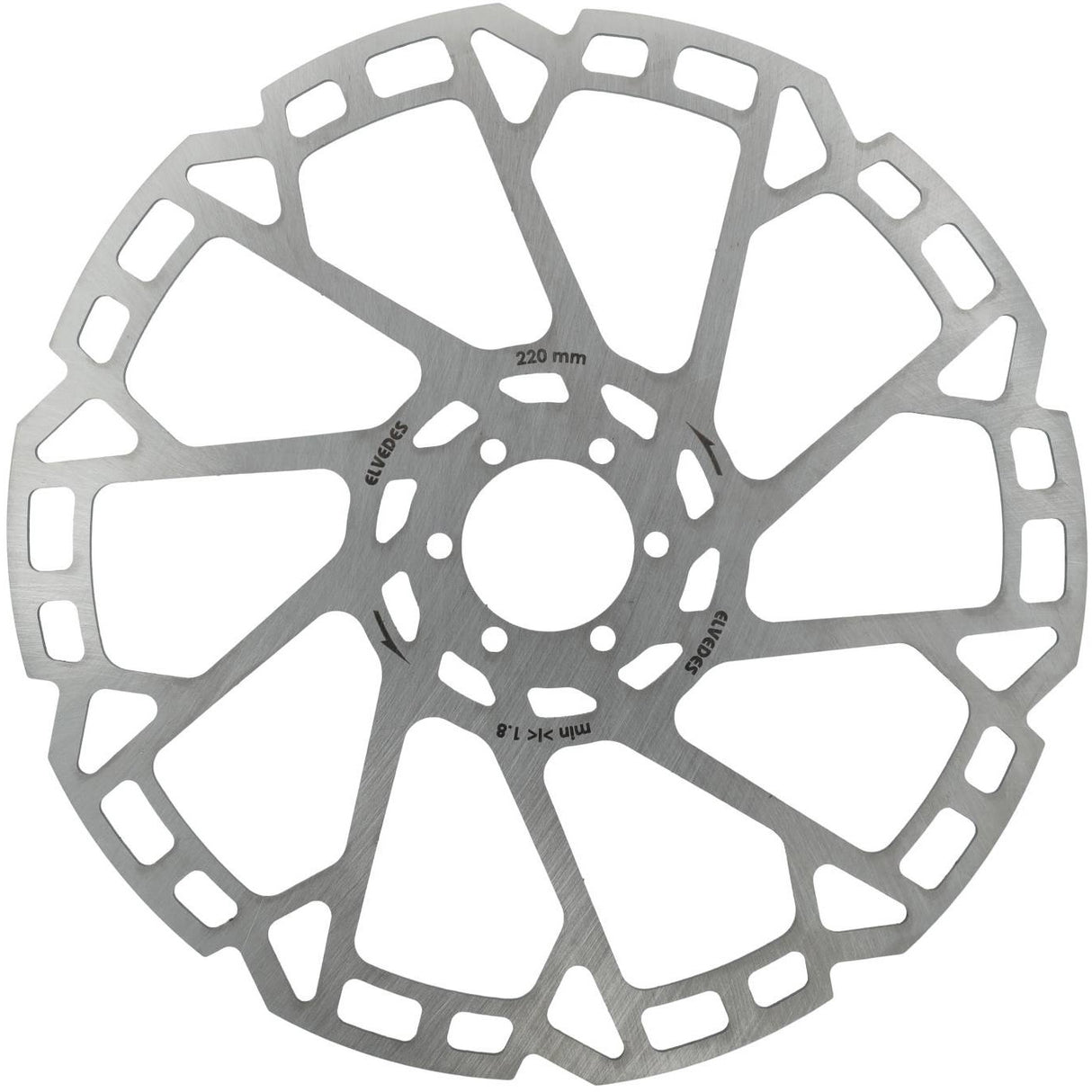Elvedes remschijf 6-gaats ø220mm t=2,0mm