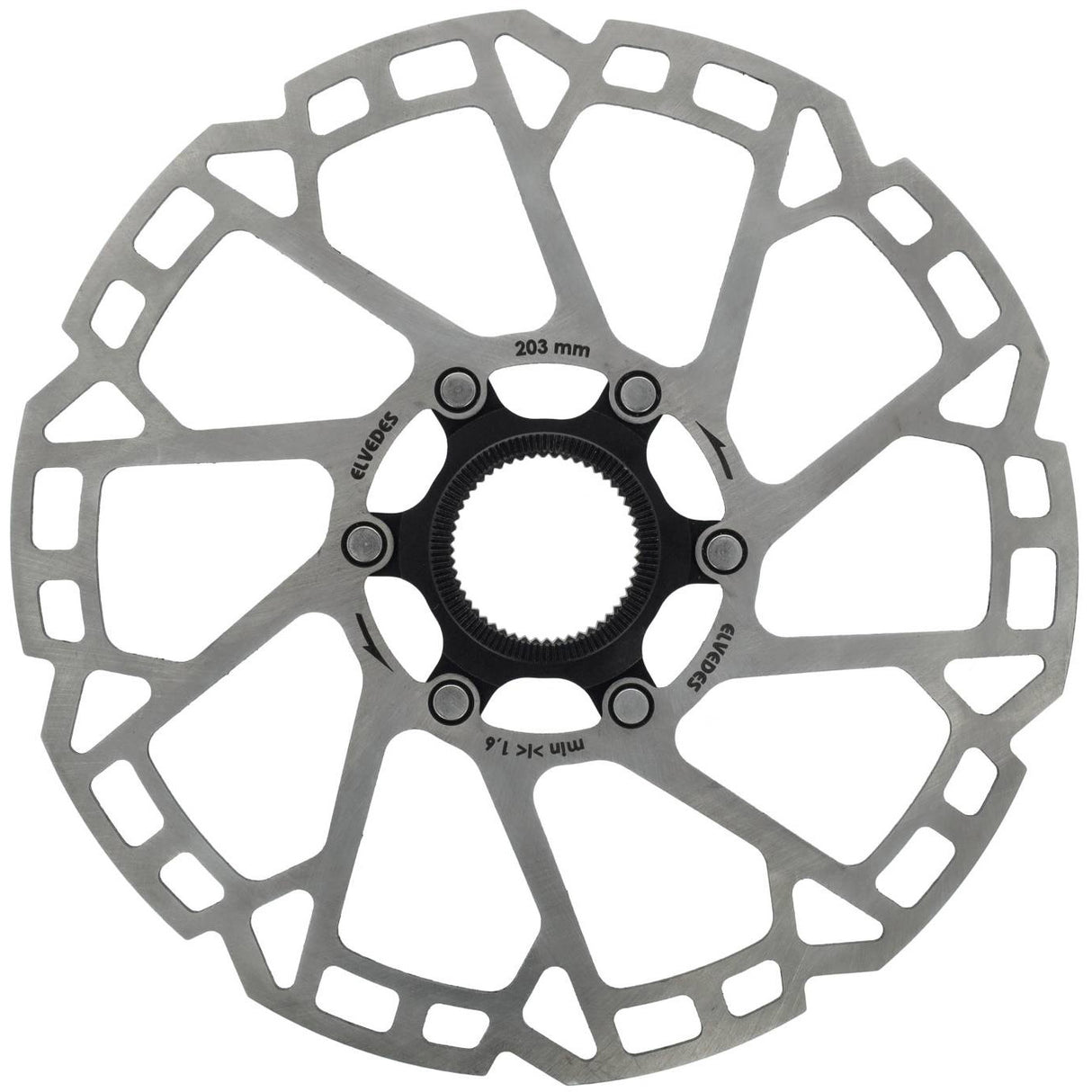 Elvedes brake disc Centerlock Ø203mm T = 1.8mm