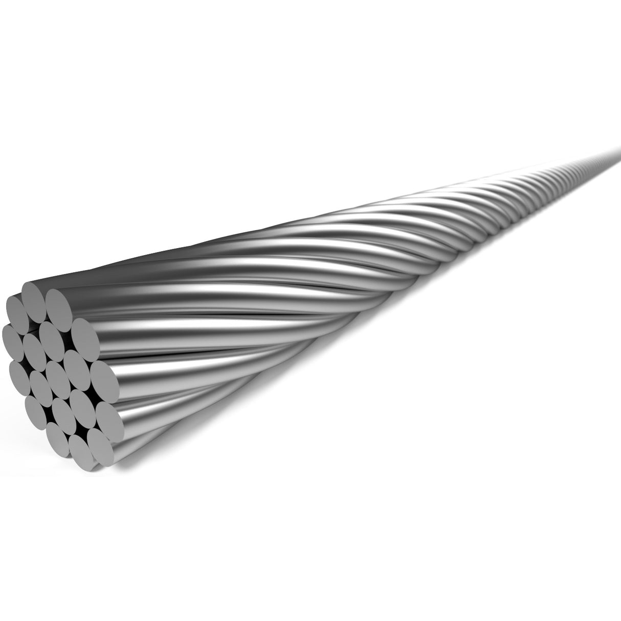 ELVEDEN SCHAKEL BINNenkabel Ø0,9 mm 2500 mm Nø4x4 Edelstahl (50.)