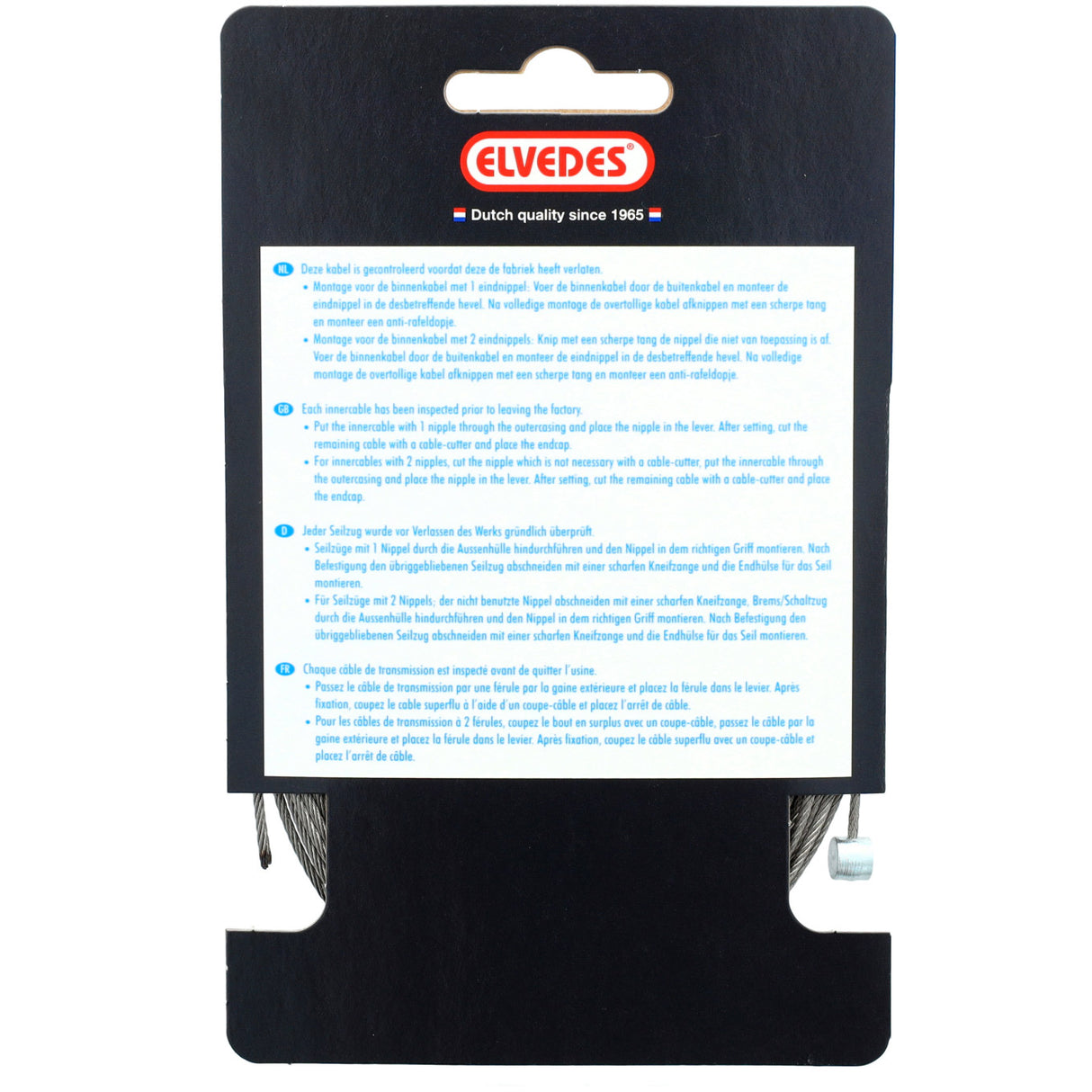 Elvedes brake inner cable weinmann 4000mm 49dr. stainless steel