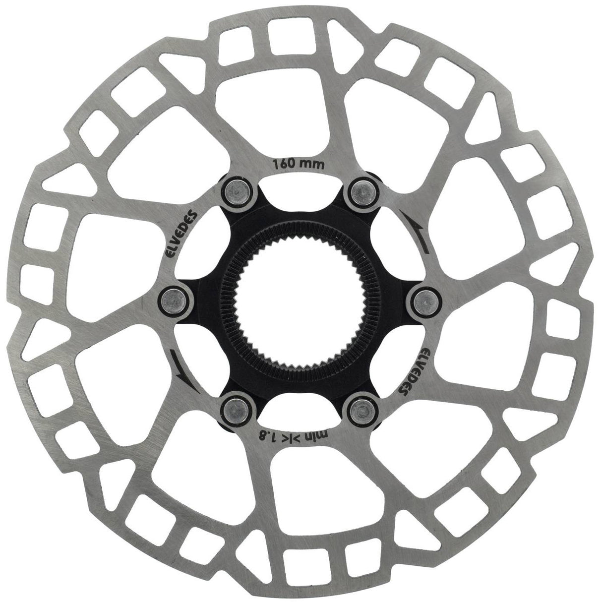 Elvedes brake disc center lock ø160mm t=2.0mm