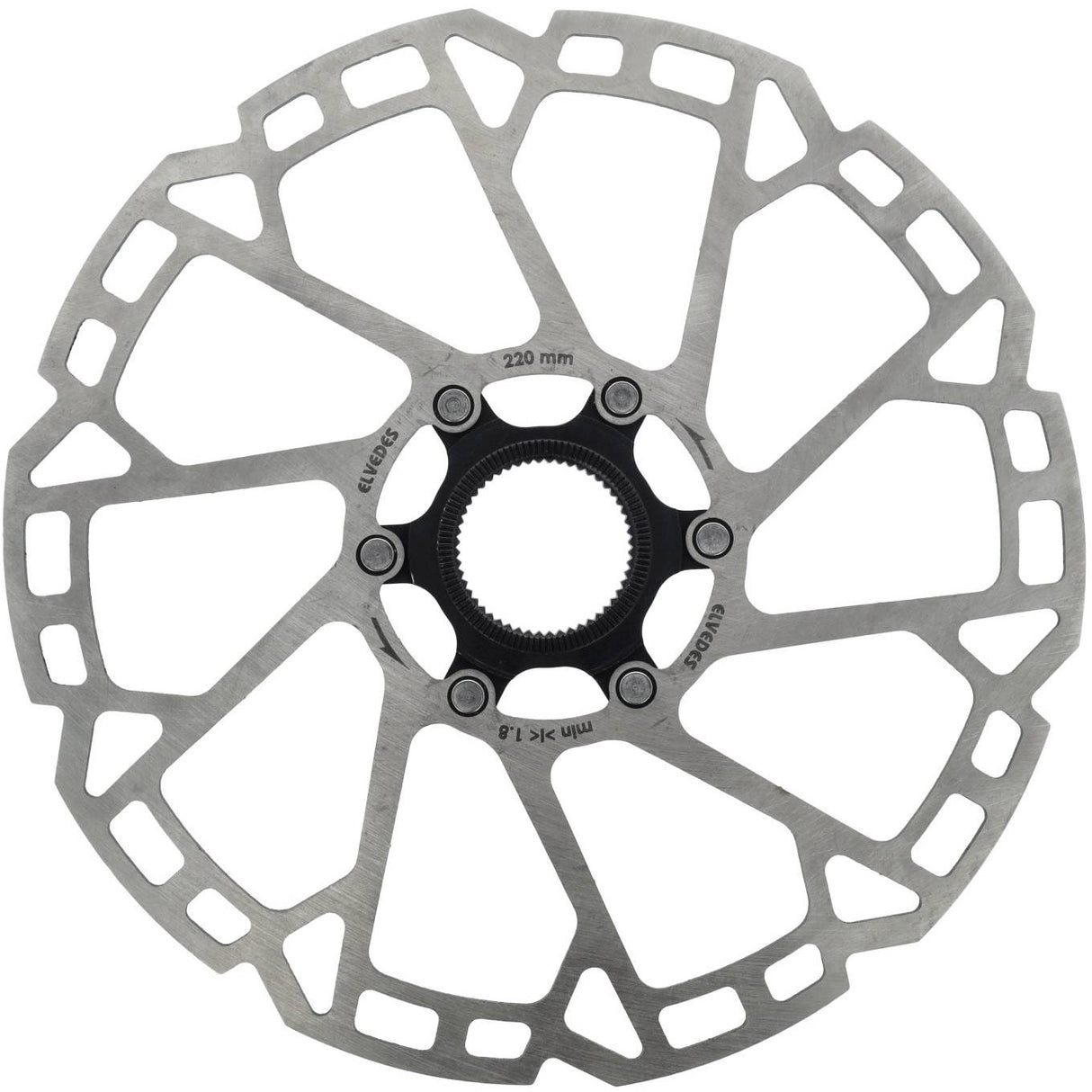Elvedes brake disc Centerlock Ø220mm T = 2.0mm