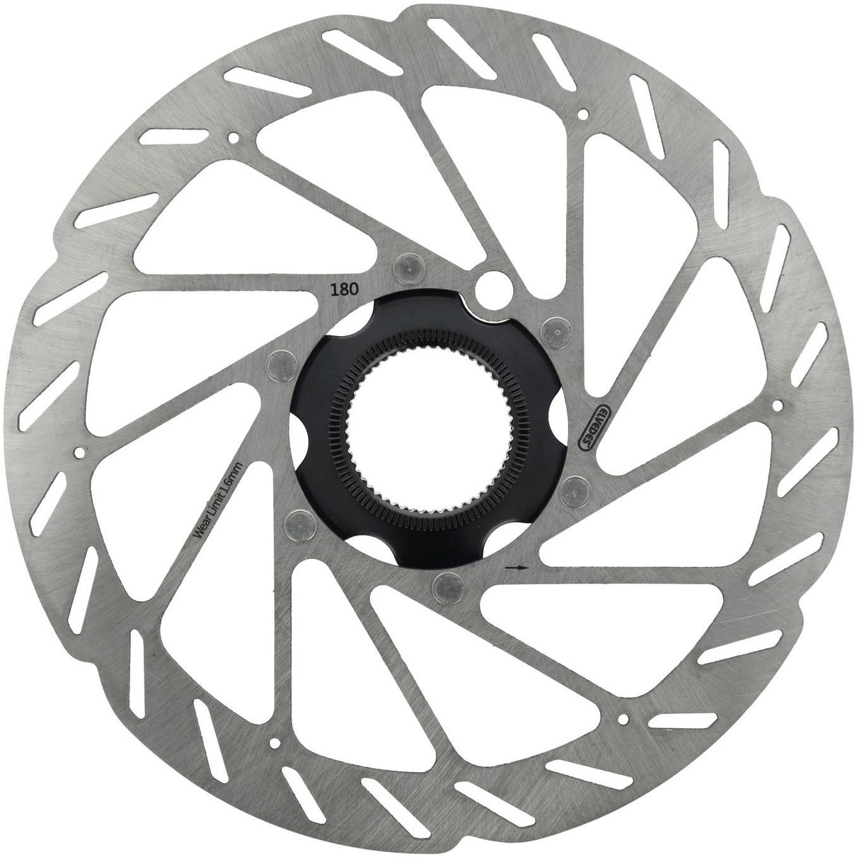 Elvedes brake disc center lock ø180mm t=1,8mm sensor magnet