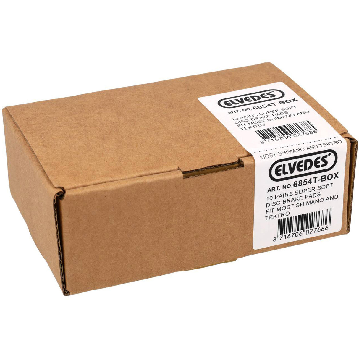 Elvedes skivbromsblock set 6854t (10 par) grå