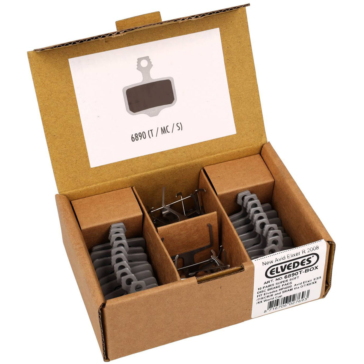 Blocs de frein à disque Elvedes 6890T (10PR)