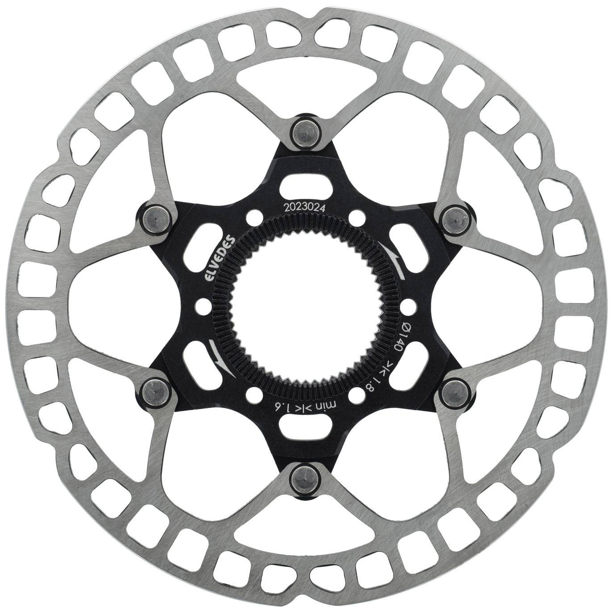Elvedes Brake Disc Centerlock Ø140mm T = 1.8mm lightweight
