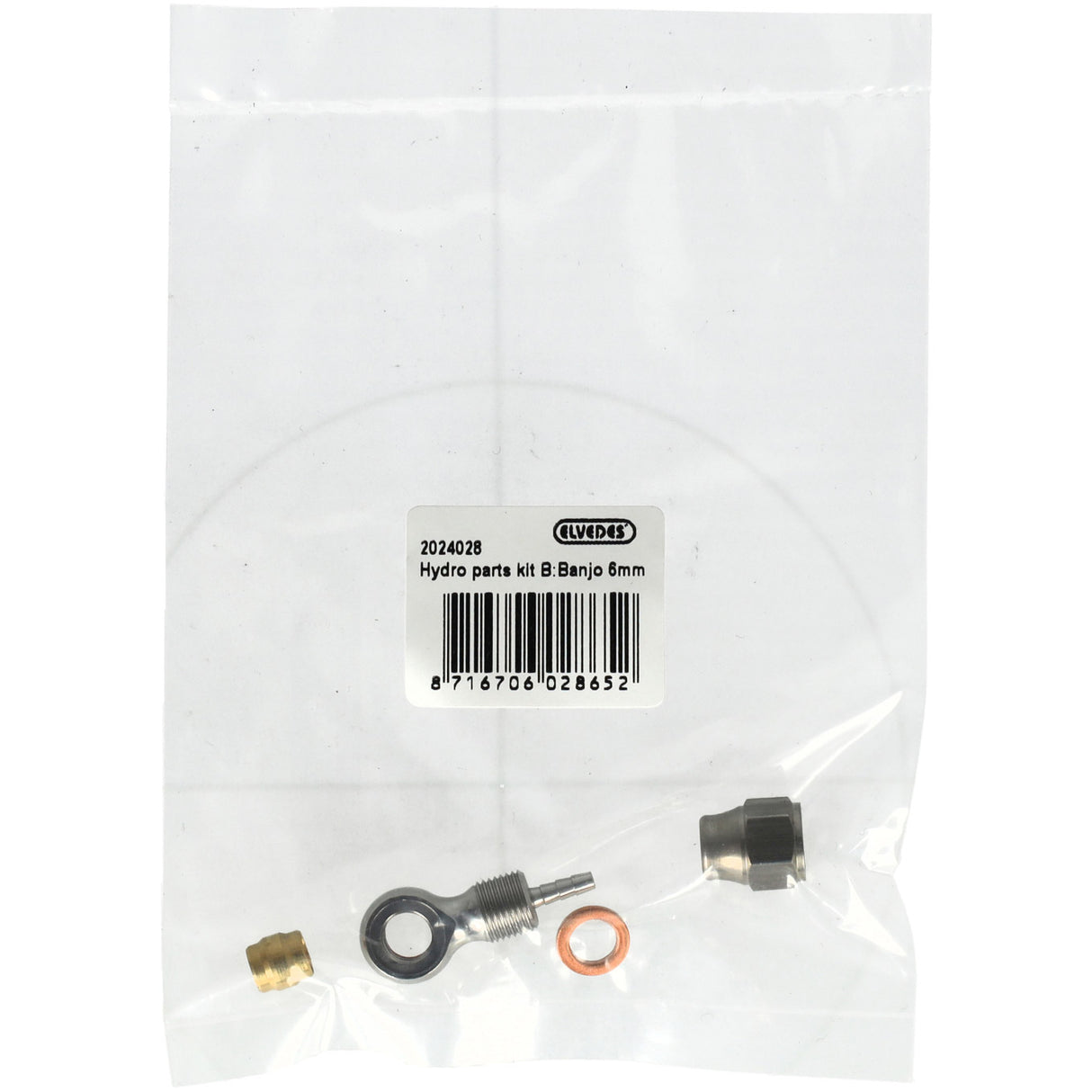 Elvedes hydro dele kit b banjo 6mm