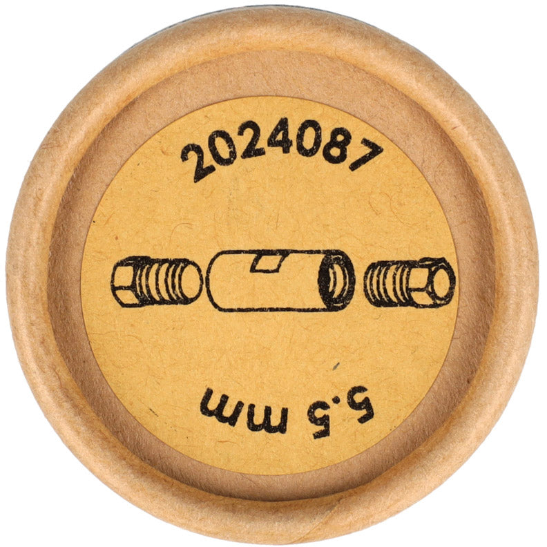 Elvedes set hydroverlengnippel met klembouten 5,5mm (6st)