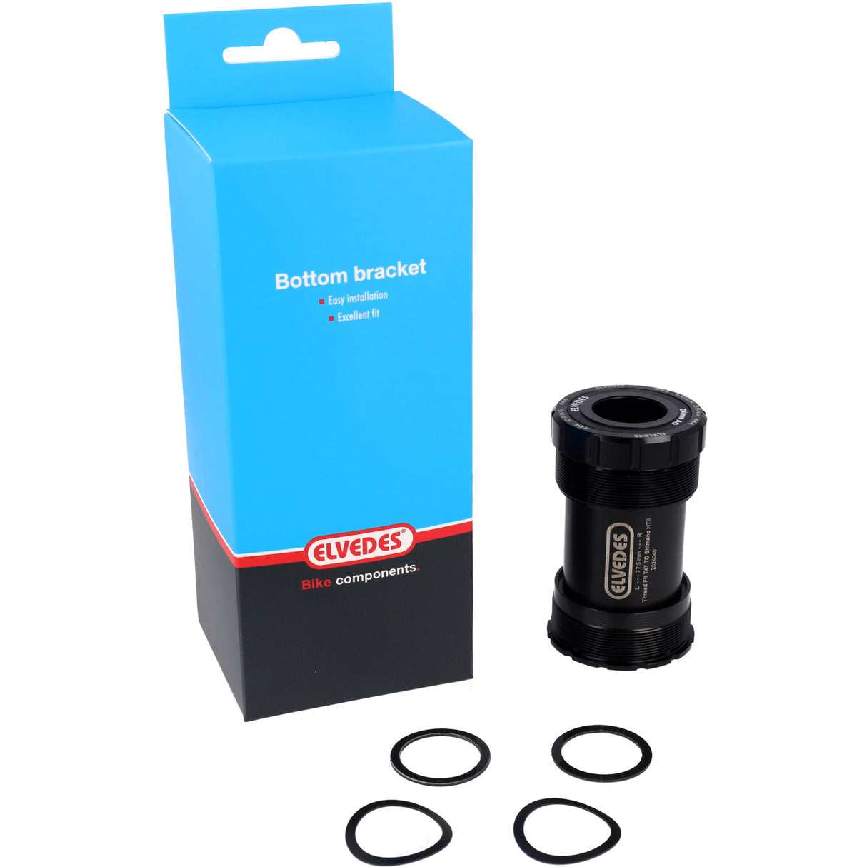 Elvedes bottom bracket thread fit T47A (Cervélo) for 24mm Shimano