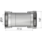 Elvedes bottom bras Thread Fit T47A (Cervélo) for SRAM DUB