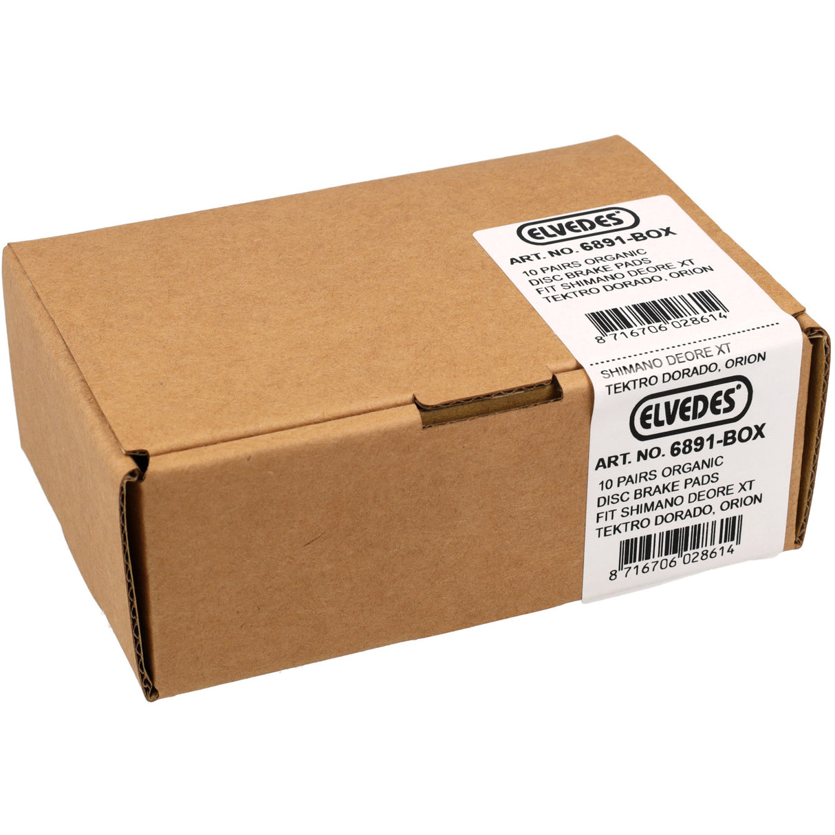 Elvedes skivbromsblock 6859MC Soft (10PR)