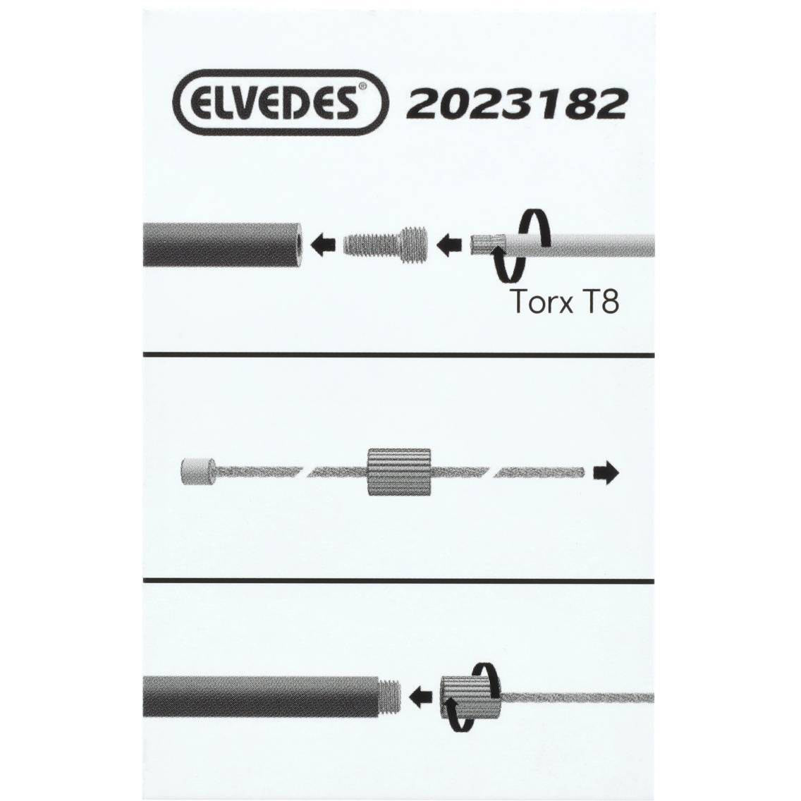 Elvedes -anslutning inställd på Buitenkabel